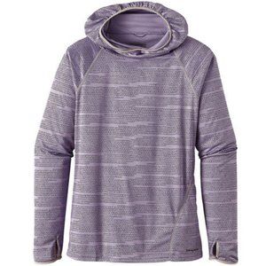 PATAGONIA Sunshade Women's Purple Hoodie Sz L